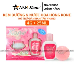 Bộ Kem Dưỡng Kone 4g & Nước Hoa Hồng Kone 25ml Hàng Chính Hãng