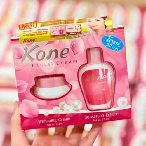 Bộ Kem Dưỡng Kone 4g & Nước Hoa Hồng Kone 25ml Hàng Chính Hãng
