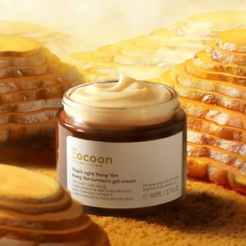 Kem Dưỡng Ẩm Làm Sáng Da Dạng Thạch Từ Nghệ Hưng Yên Cocoon Hung Yen Turmeric Gel Cream