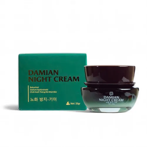 Kem dưỡng da ban đêm Damian Night Cream Giúp da sáng khỏe, đều màu và rạng rỡ hơn