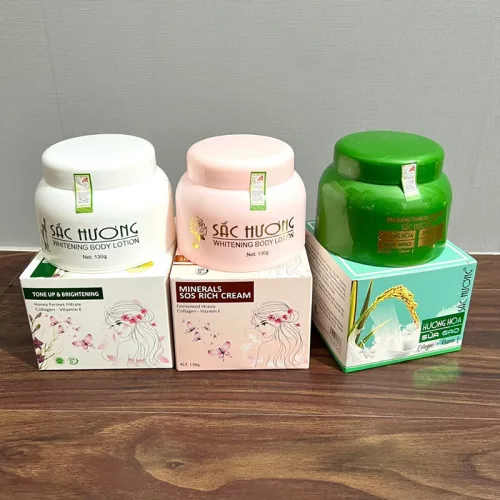 Kem Dưỡng Da Body Sắc Hương Minerals Sos Rich Cream - Hộp Màu Hồng 130ml