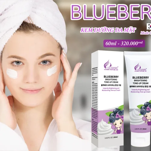Kem Dưỡng Da Mặt Blueberry Charme Brightening Tone Up Cream