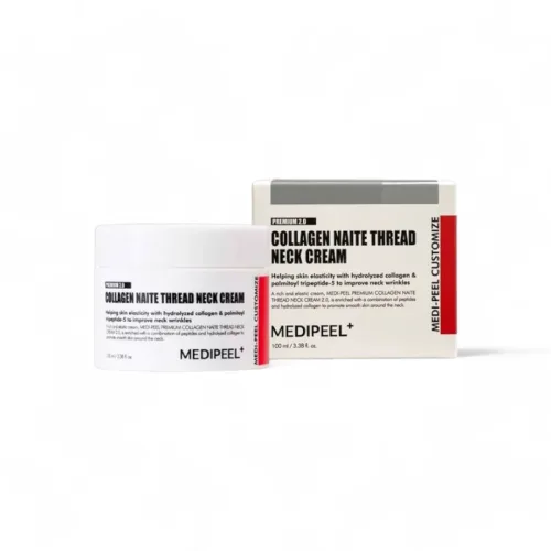 Kem Dưỡng Giảm Nhăn Vùng Cổ Medipeel Collagen Naite Thread Neck Cream 100ml - Hàng Xách Tay