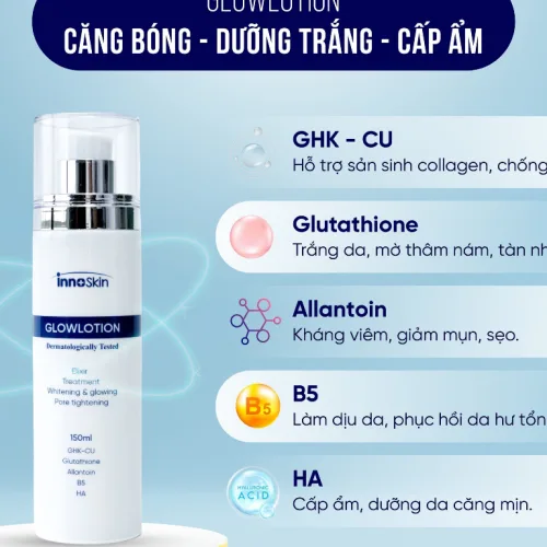 Kem Dưỡng GlowLotion Innoskin 150ml là một sản phẩm chăm sóc da đa năng