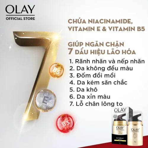 Kem Dưỡng Ẩm Da Olay Total Effects 7 In One Spf 15 Ban Ngày 50g