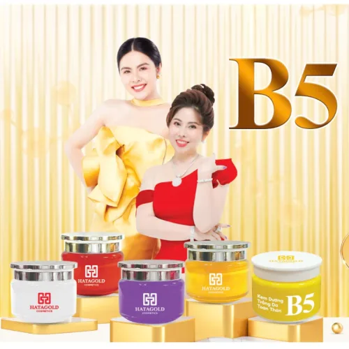 Kem Dưỡng Sáng Da B5 Hatagold Cosmetics Màu Đỏ10g