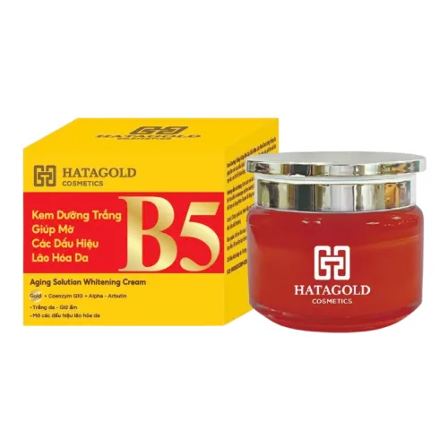 Kem Dưỡng Sáng Da B5 Hatagold Cosmetics Màu Đỏ10g