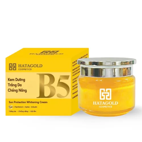 Kem Dưỡng Sáng Da B5 Hatagold Cosmetics Màu Vàng 10g