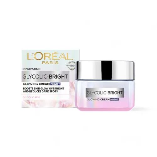Kem Dưỡng Trắng Da Loreal Paris Ban Đêm Glycolic-Bright Glowing Cream Night 50ml Loreal
