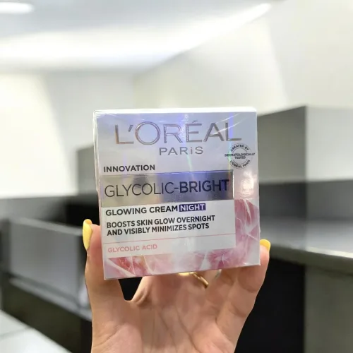 Kem Dưỡng Trắng Da Loreal Paris Ban Đêm Glycolic-Bright Glowing Cream Night 50ml Loreal