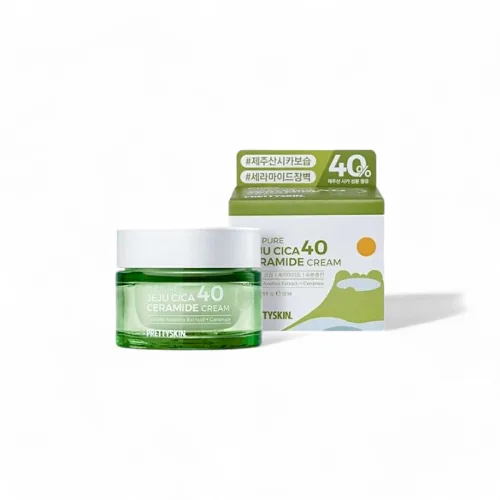 Kem Dưỡng Trắng Da Prettyskin The Pure Chiết Xuất Rau Má Ceramide Cream 52ml