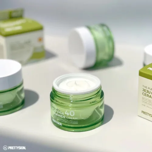 Kem Dưỡng Trắng Da Prettyskin The Pure Chiết Xuất Rau Má Ceramide Cream 52ml