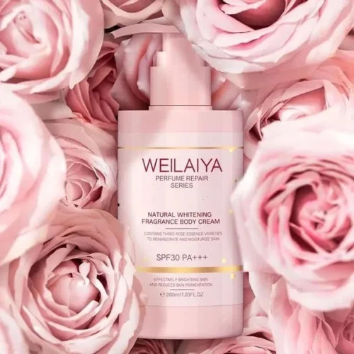 Kem dưỡng trắng da Weilaiya Natural Whitening Fragrance Body Cream SPF 30 PA+++ 200ml