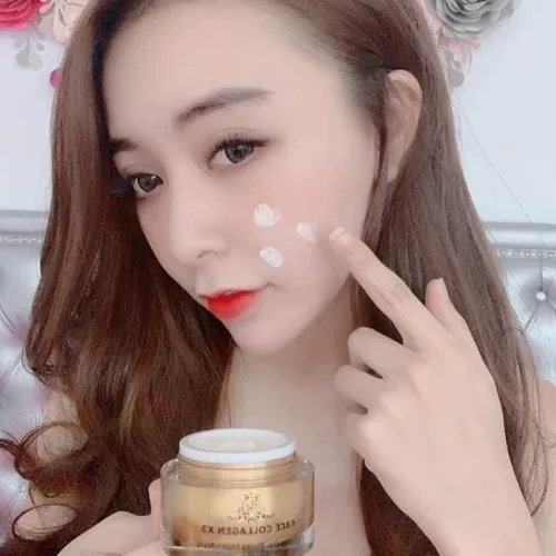 Kem face collagen x3 bên em cải thiện làn da sau 7 ngày sử dụng