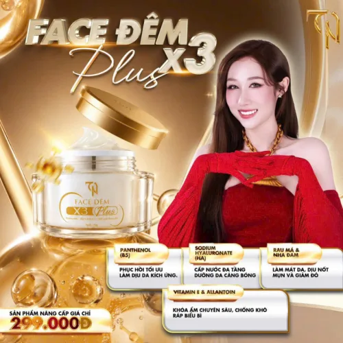 Kem Face Collagen X3 TN Ban Đêm Mỹ Phẩm Đông Anh 15g - Phiên Bản Mới