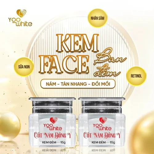 Kem face cốt nám đông y Yoo White đỉnh cao ngừa nám tàn nhang đồi mồi