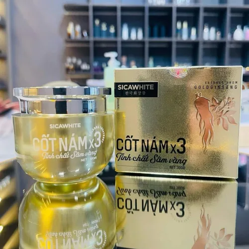 Kem Face Cốt Nám X3 Sica White Tinh Chất Sâm Vàng 30gr
