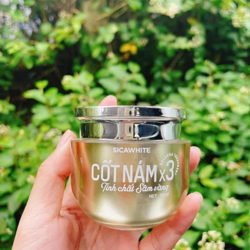 Kem Face Cốt Nám X3 Sica White Tinh Chất Sâm Vàng 30gr