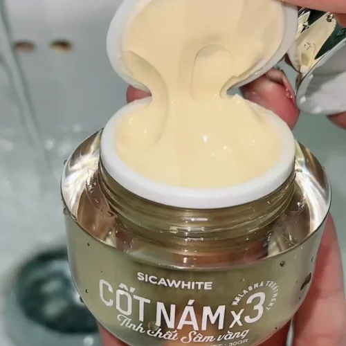 Kem Face Cốt Nám X3 Sica White Tinh Chất Sâm Vàng 30gr
