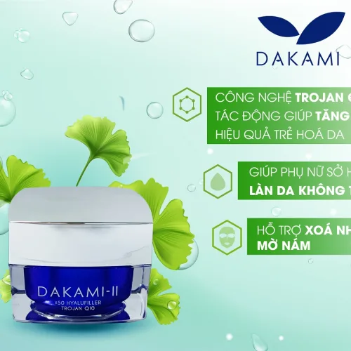 Kem Face Dakami Ii X50 Hyalufiller Trojan Q10