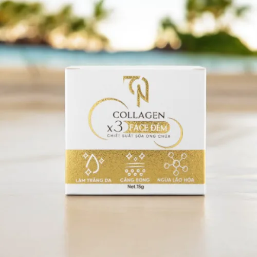 Kem Face Đêm X3 Chiết Xuất Sữa Ong Chúa 15g  Hỗ Trợ Dưỡng Trắng Da Giữ Ẩm Ngừa Lão Hóa Da
