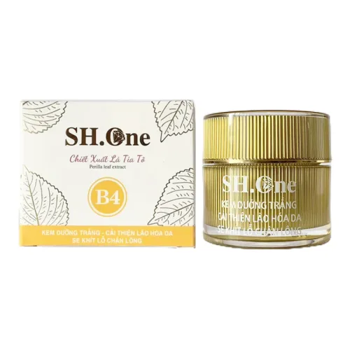 Kem Face Dưỡng Trắng Chống Lão Hoá B4 SH One Vàng Chiết Xuất Lá Tía Tô