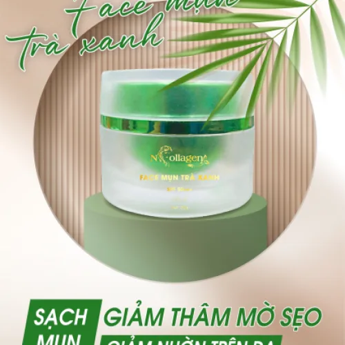 Kem Face Giảm Mụn Tinh Chất Trà Xanh N Collagen hiệu quả sau 7 đến 10 ngày sử dụng