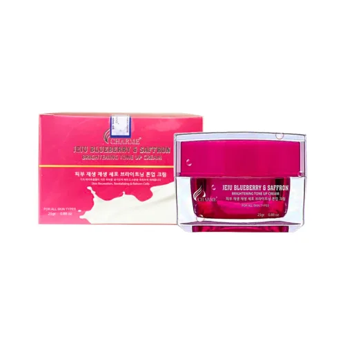 Kem Face Hàn Quốc Dưỡng Trắng Charme Jeju Blueberry & Saffron