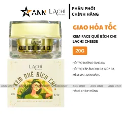 Kem Face Kem Quê Bích Chi Lachi Cheese 20g - Hỗ Trợ Cấp Ẩm Dưỡng Sáng Da