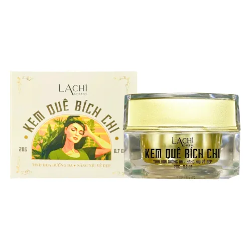 Kem Face Kem Quê Bích Chi Lachi Cheese 20g - Hỗ Trợ Cấp Ẩm Dưỡng Sáng Da