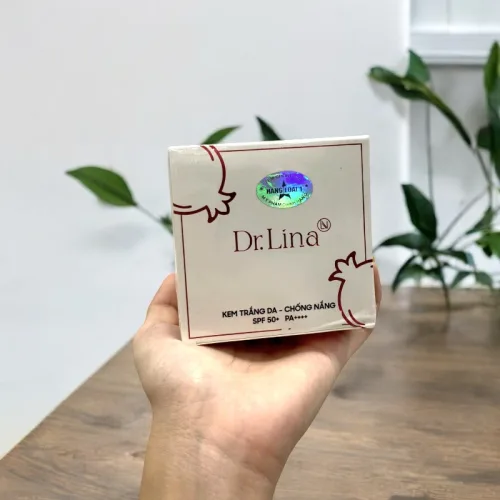 Kem Face Lựu Đỏ Dr.Lina Whitening Face Dưỡng Trắng Da Chống Nắng SPF50+ PA++++ Ban Ngày 25g