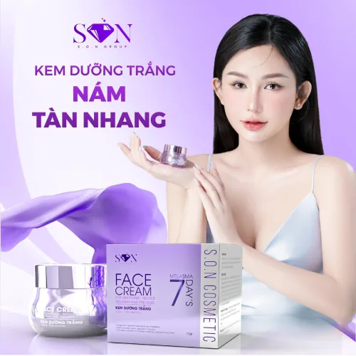 Kem Face SON Màu Tím Giúp Giảm Thâm Nám