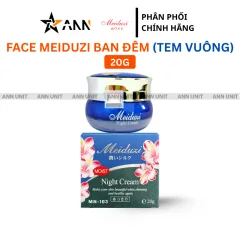 Kem Face Meiduzi Xanh Ban Đêm Tem Vuông 20gr - Phiên Bản Mới