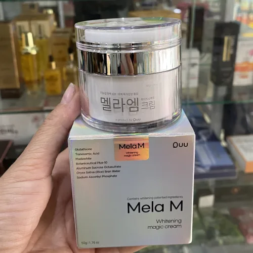 Kem Face Mela M Whitening Magic Cream Hỗ Trợ Da Nám 50g