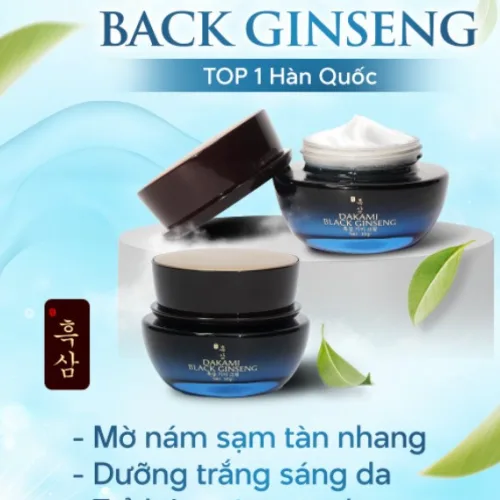 Kem Face Nám Nhân Sâm Đen Dakami Black Ginseng