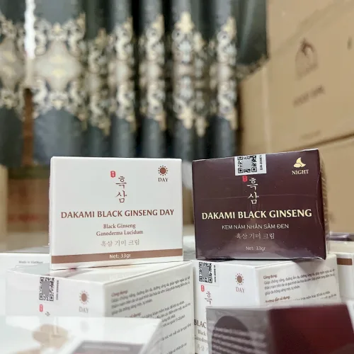 Kem Face Nám Nhân Sâm Đen Dakami Black Ginseng Ban Ngày