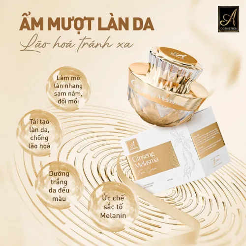 Kem Face Nám Nhân Sâm Ginseng Melasma A Cosmetics 2024 Mỹ Phẩm Phương Anh
