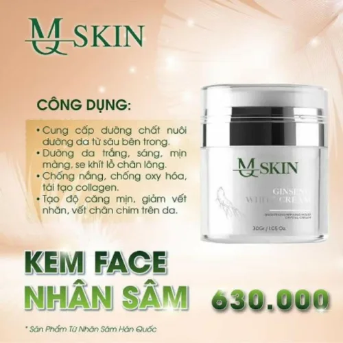 Kem Face Nhân Sâm MQ Skin