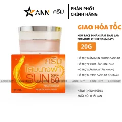 Kem Face Nhân Sâm Thái Lan Premium Ginseng Ban Ngày 20g/Hộp
