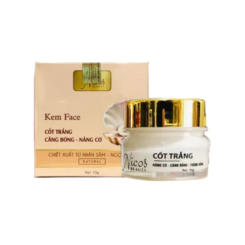 Kem Face Nicos Cốt Trắng Căng Bóng Nâng Cơ