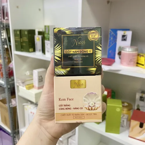 Kem Face Nicos Cốt Trắng Căng Bóng Nâng Cơ