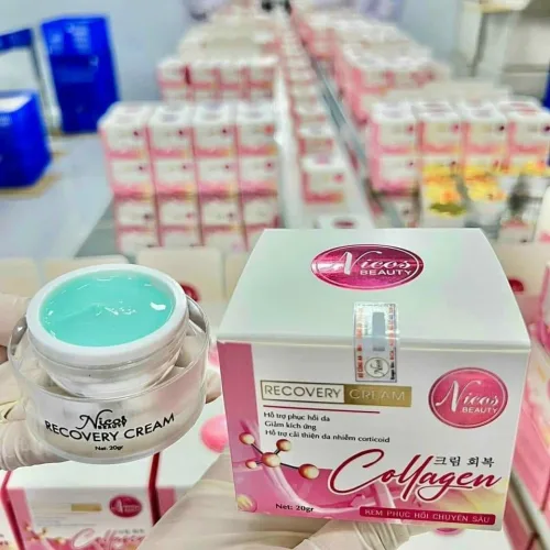 Kem Face Nicos Phục Hồi Chuyên Sâu Collagen-Phục Hồi Làn Da Trắng Sáng Trong Bạn