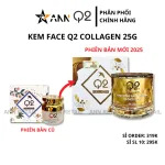 Kem Face Q2 Collagen VIP Vàng 25g Phiên Bản Mới 2025 - Mỹ Phẩm Nguyễn Liên
