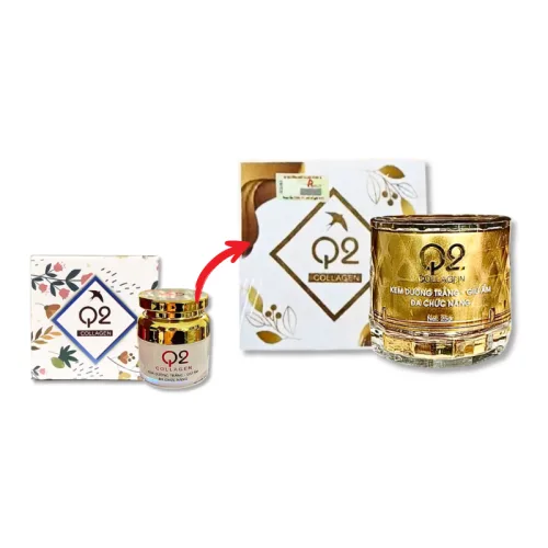 Kem Face Q2 Collagen VIP Vàng 25g Phiên Bản Mới 2025 - Mỹ Phẩm Nguyễn Liên