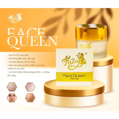 Kem Face Queen Dưỡng Trắng Da Mặt Cao Cấp Fairy Cosmetics Phiên Bản Mini 10gr