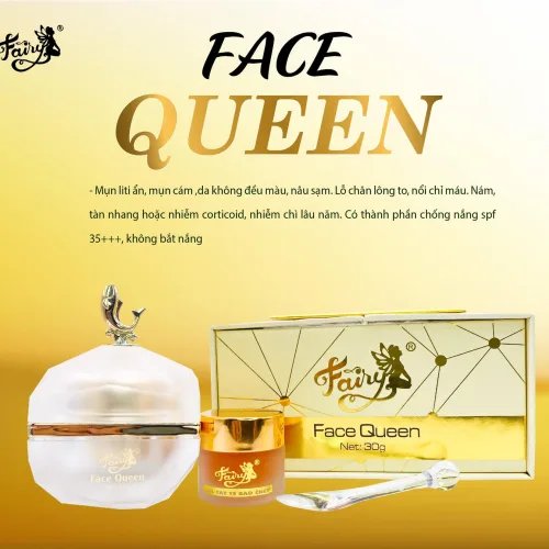 Kem Face Queen dưỡng trắng da mặt cao cấp Fairy Cosmetics ai xài rồi cũng nghiện