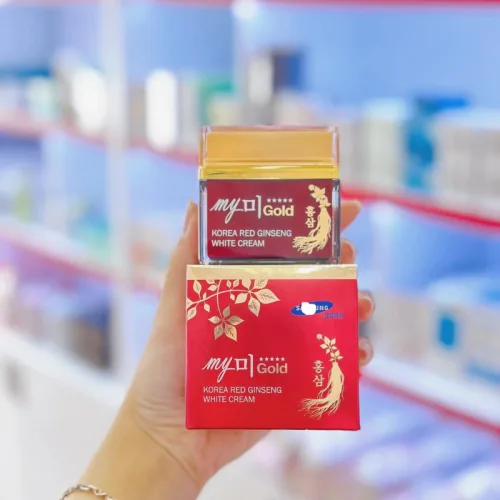 Kem Face Sâm My Me Gold Korea Red Ginseng Aqua Wrinkle & Whitening Cream 50ml - Hỗ Trợ Cải Thiện Da Thâm Nám Tàn Nhang