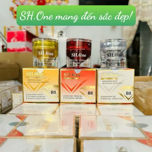 Kem Face SH One B5 Màu Vàng Dưỡng Trắng Cải Thiện Lão Hoá Da