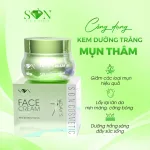 Kem Face Son Cosmetic Màu Xanh Dưỡng Trắng Da Giảm Mụn Thâm