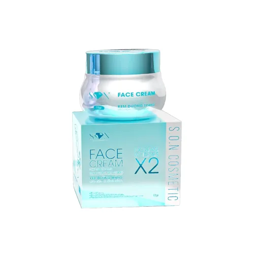 Kem Face SON Màu Xanh Biển Dưỡng Trắng Da Chống Lão Hóa